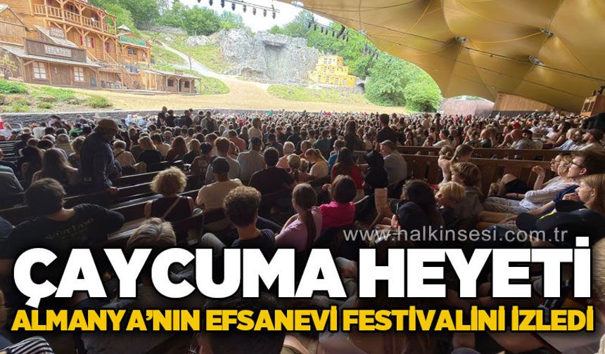 Çaycuma heyeti Almanya'daki Karl May Festivali'ne katıldı