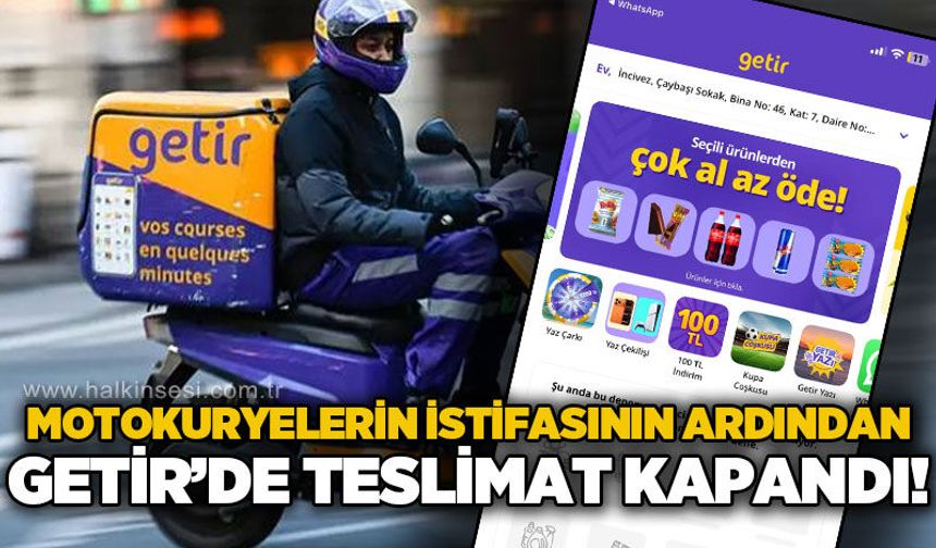 Getir Zonguldak'ta kurye krizi: İş bırakma sonrası siparişler durdu