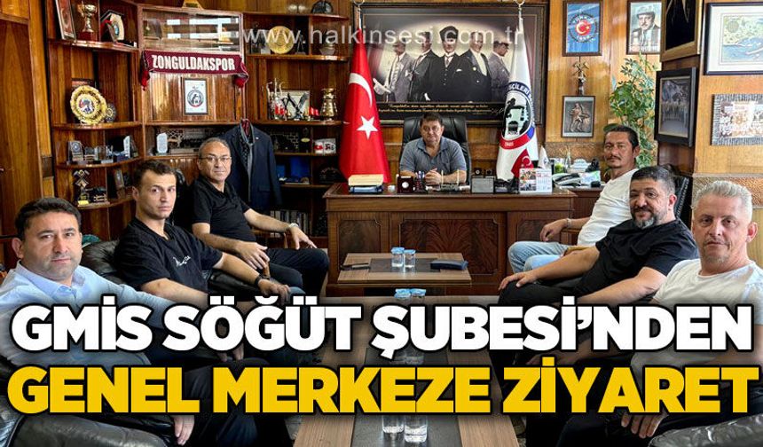 GMİS Söğüt Şubesi Kurucu Heyetinden Genel Başkan Hakan Yeşil'e ziyaret