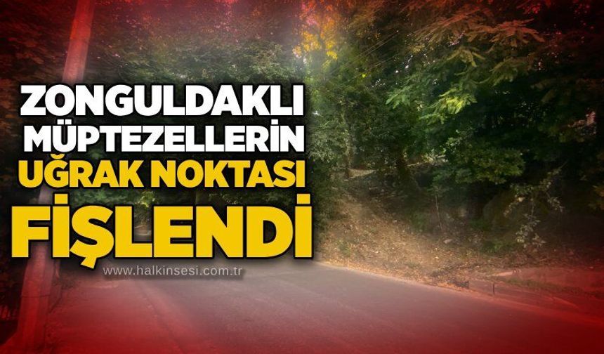 Zonguldaklı müptezellerin uğrak noktası fişlendi