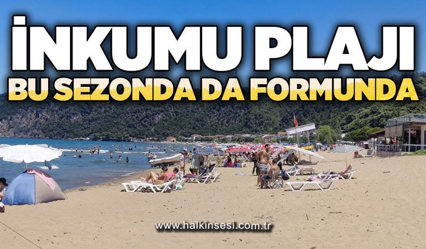 İnkumu Plajı bu sezonda da formunda