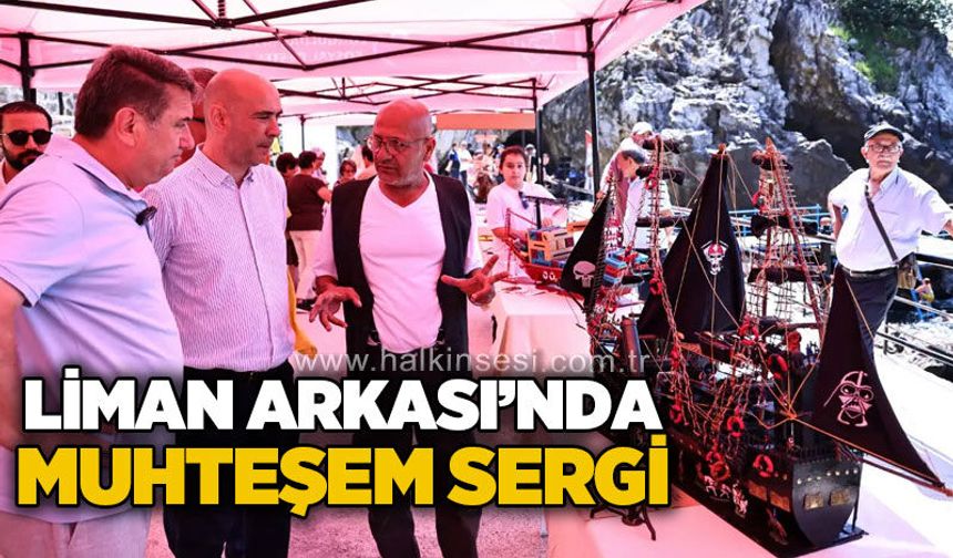 Liman Arkası'nda Gemi Maketi Sergisi yoğun ilgi gördü