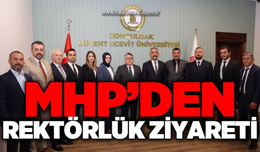 MHP Zonguldak'tan Rektörlük ziyareti