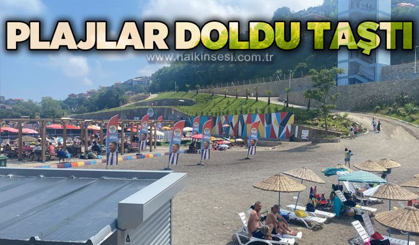 Plajlar doldu taştı