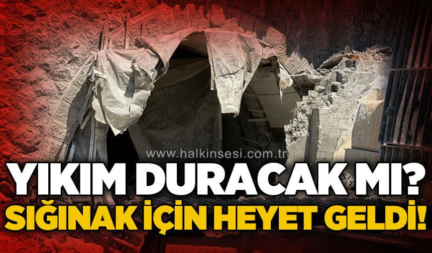 Gazipaşa'da bulunan sığınak için heyet geldi: Yıkım duracak mı?