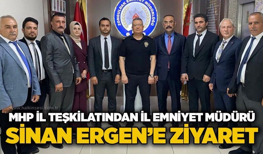 MHP İl Teşkilatından İl Emniyet Müdürü Sinan Ergen’e ziyaret