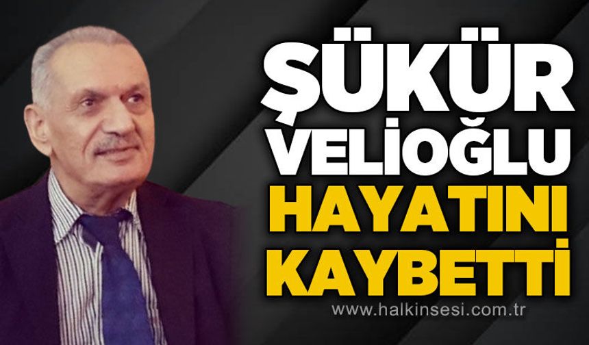 Şükür Velioğlu hayatını kaybetti