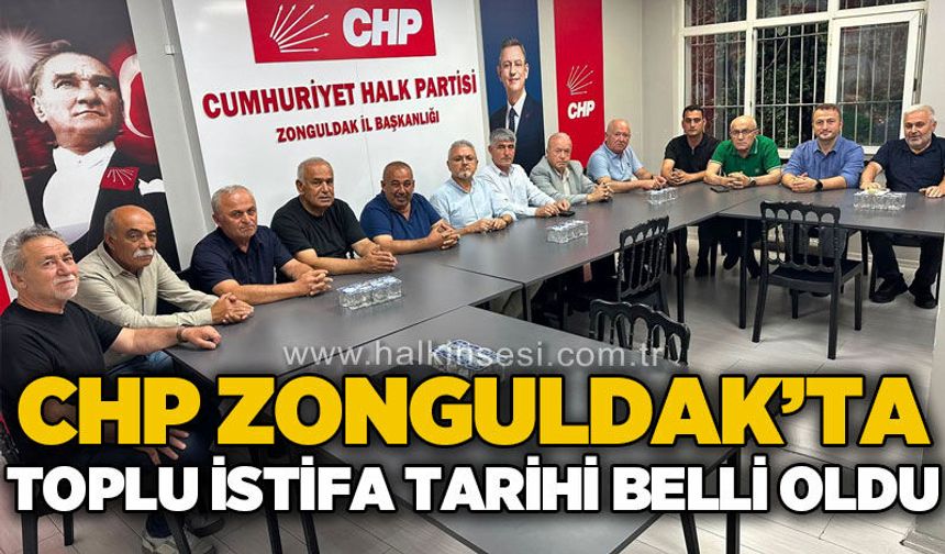 CHP'li İl Genel Meclis üyeleri istifa tarihini açıkladı!