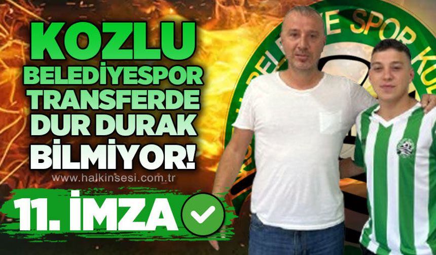Kozluspor transferde dur durak bilmiyor... 11. İmza!..