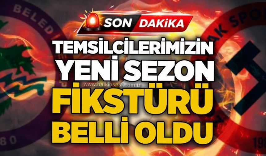 Temsilcilerimizin yeni sezon fikstürü belli oldu