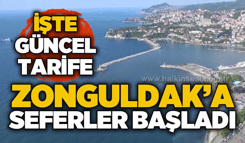 Yortan-Zonguldak seferleri 200 TL ücretle başladı