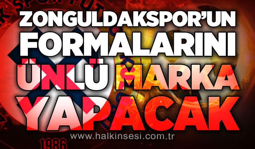 Zonguldakspor’un formalarını ünlü marka yapacak!