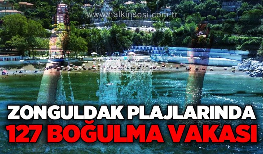 Zonguldak plajlarında cankurtaranlar 127 boğulma vakasına müdahale etti