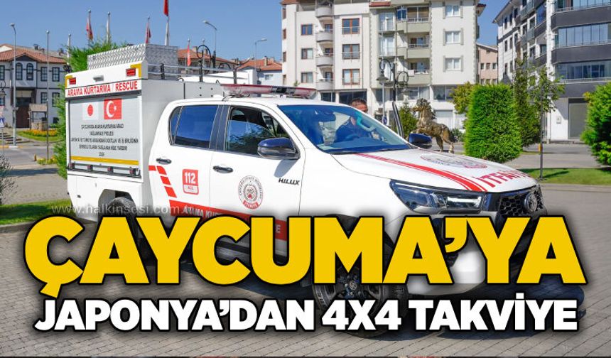 Çaycuma’ya Japonya’dan 4x4 takviye