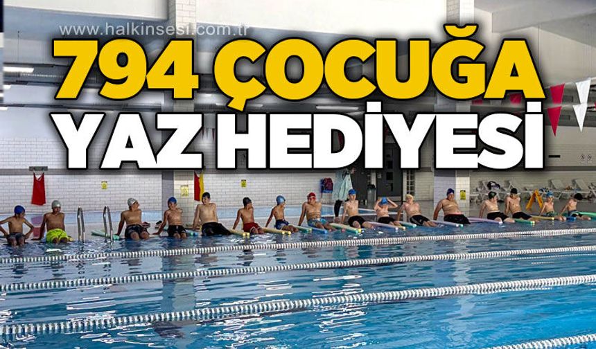Çaycuma Belediyesi’nden 794 çocuğa yaz armağanı