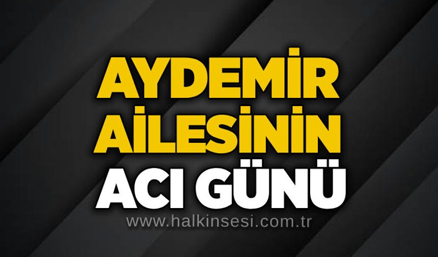 Aydemir ailesinin acı günü
