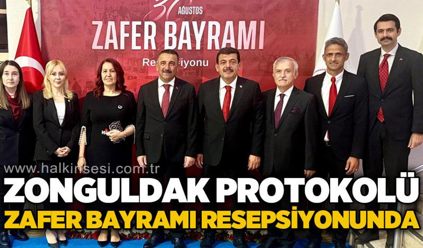 Zonguldak protokolü 30 Ağustos Zafer Bayramı Resepsiyonu'nda buluştu