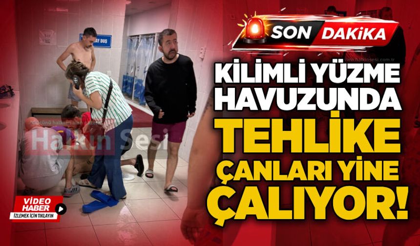 Kilimli Yüzme havuzunda tehlike çanları yine çalıyor!