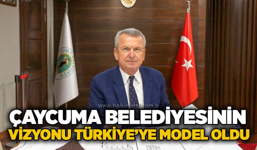 Çaycuma Belediyesinin vizyonu Türkiye’ye model oldu