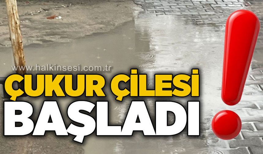 Çukur çilesi başladı!
