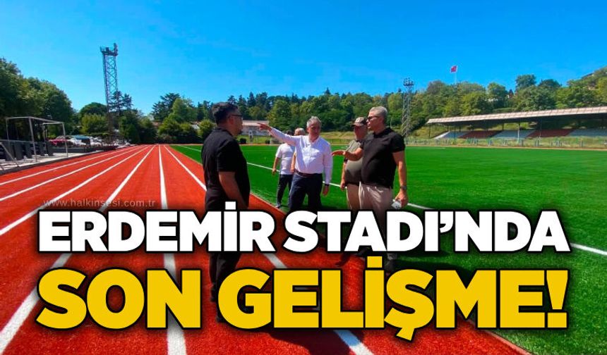 Erdemir Stadı’nda son gelişme!