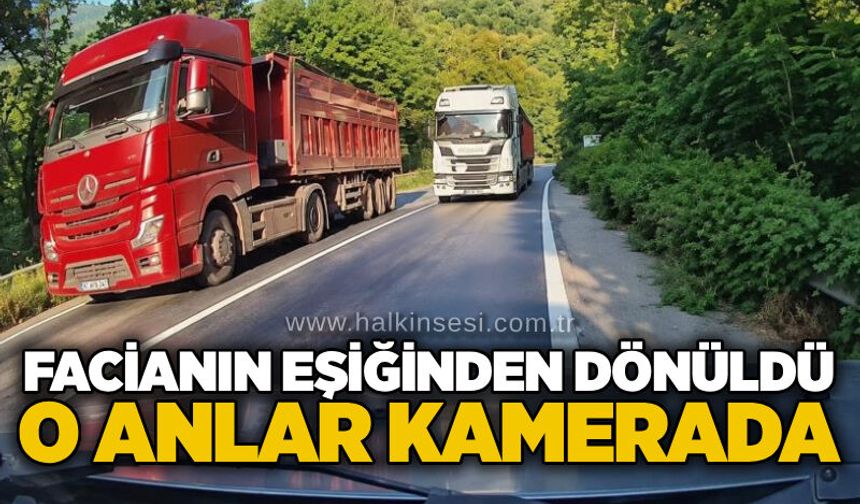 Facianın eşiğinden dönüldü: O anlar kamerada