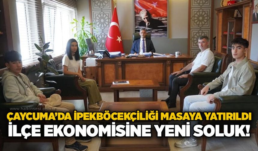 Çaycuma’da ipekböcekçiliği masaya yatırıldı: İlçe ekonomisine yeni soluk!