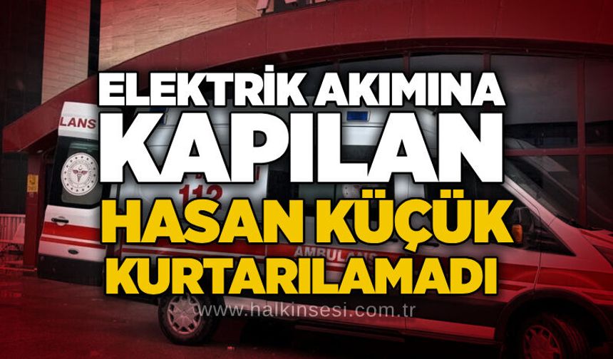 Elektrik akımına kapılan Hasan Küçük kurtarılamadı