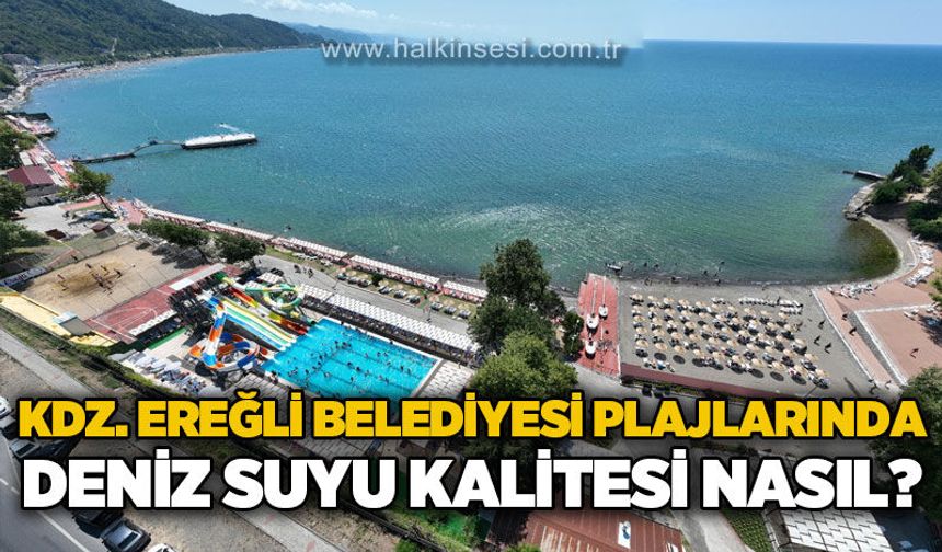 Kdz. Ereğli’de plajların deniz suyu kalitesi “mükemmel” çıktı