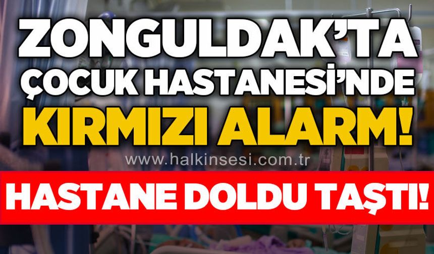 Zonguldak’ta Kadın Doğum ve Çocuk Hastanesi’nde yoğunluk: Acil servis doldu taştı