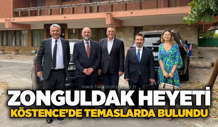 Zonguldak Heyeti Köstence’de temaslarda bulundu