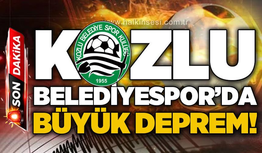 Kozlu Belediyespor'da büyük deprem: İki oyuncu sezon başlamadan ayrıldı!