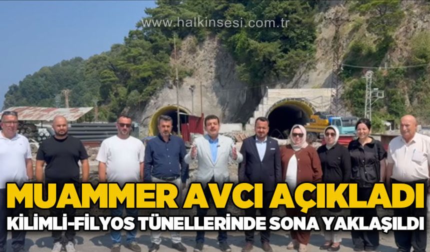 Muammer Avcı açıkladı:Kilimli-Filyos tünel projesinde sona yaklaşıldı