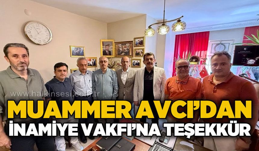 İnamiye Vakfı heyeti Muammer Avcı'yı ziyaret etti
