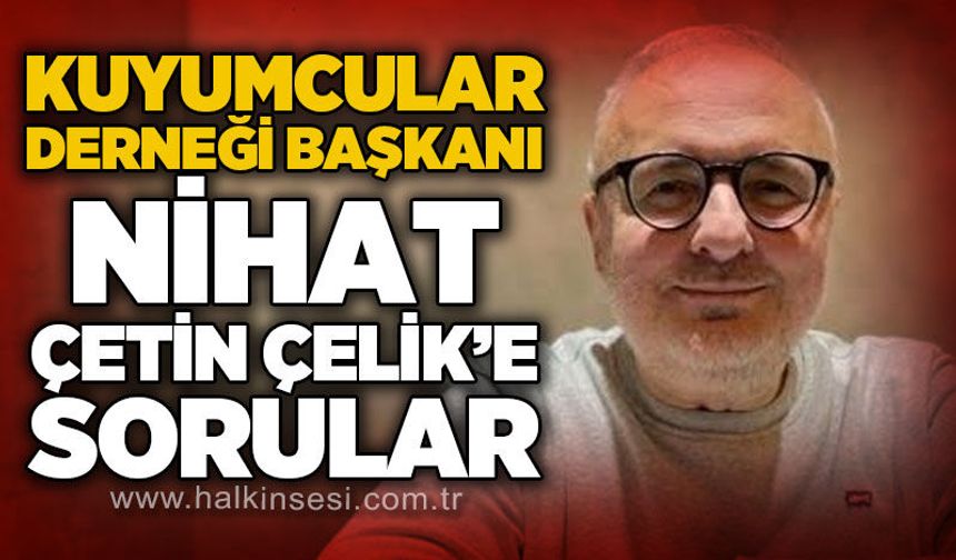 Zonguldak Kuyumcular Derneği Başkanı Çetin Çelik’e altın fiyatlarıyla ilgili dikkat çeken sorular