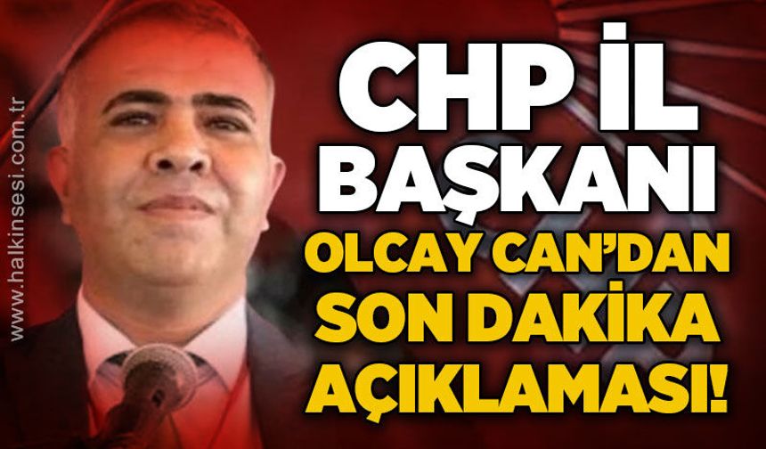 CHP Zonguldak İl Başkanı Olcay Can: "Hedefimiz güçlü örgüt, güçlü mücadele"