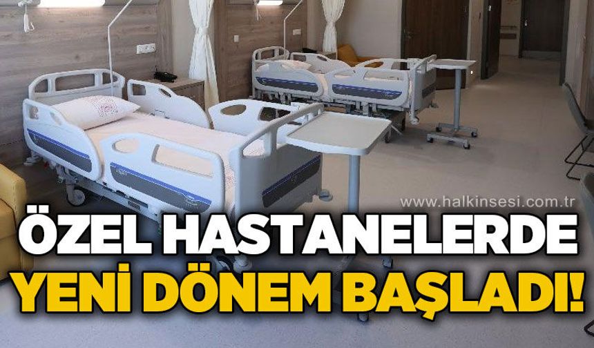 Özel hastanelerde yeni dönem başladı: Röntgen ve laboratuvar şartı getirildi