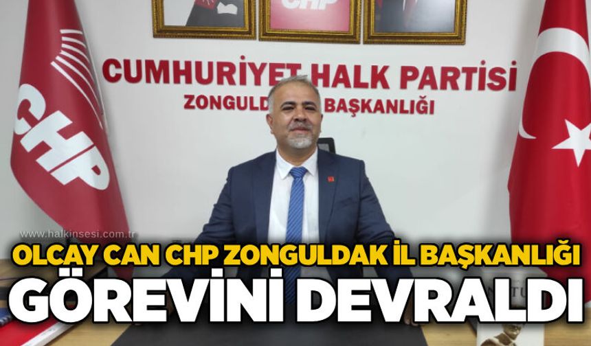 Olcay Can CHP Zonguldak İl Başkanlığı görevini devraldı