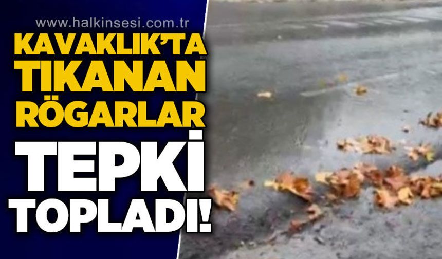 Kavaklık’ta tıkanan logarlar vatandaşı isyan ettirdi