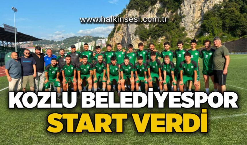 Kozlu Belediyespor  start verdi...