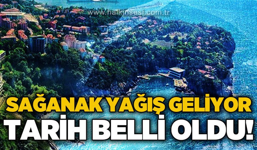 Zonguldak’ta sıcak hava yerini sağanağa bırakacak