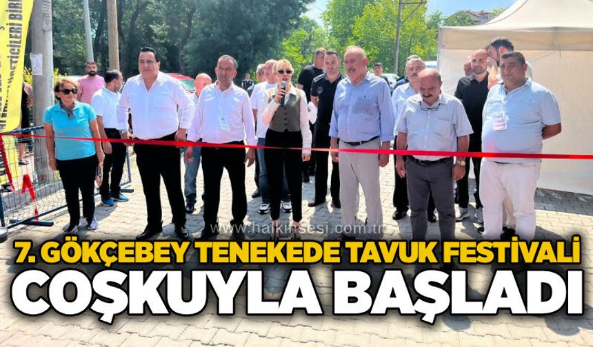 7. Gökçebey Tenekede Tavuk Festivali çoşkuyla başladı
