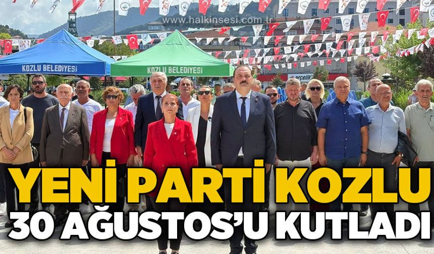 Yeni Parti Kozlu Teşkilatı’ndan 30 Ağustos’ta çelenkli kutlama