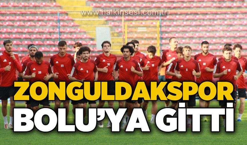 Zonguldakspor Bolu'ya gitti...