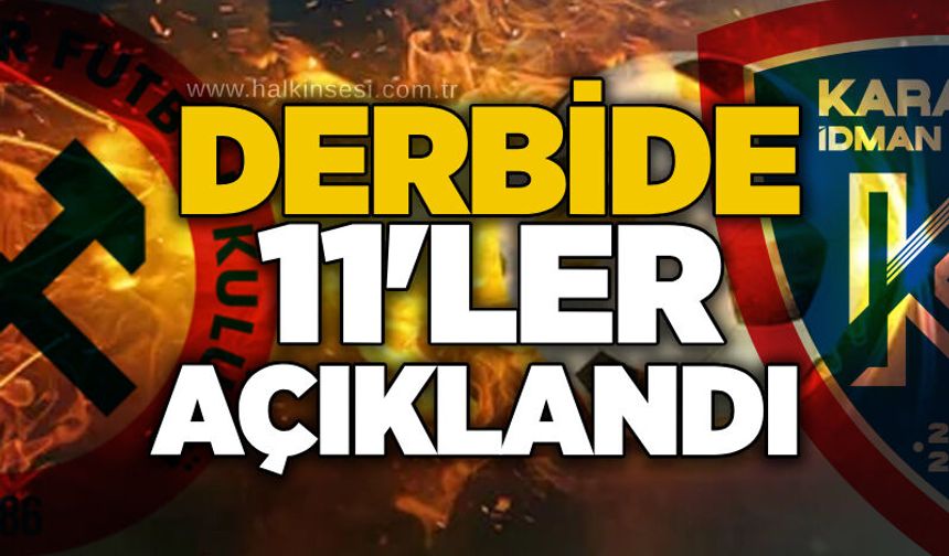 Zonguldak - Karabük maçında ilk 11’ler belli oldu!
