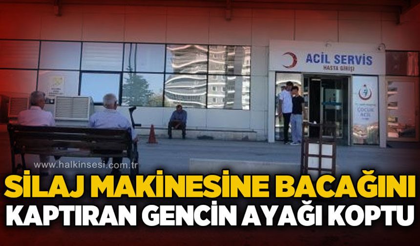 Feci iş kazası: 24 yaşındaki gencin ayağı koptu