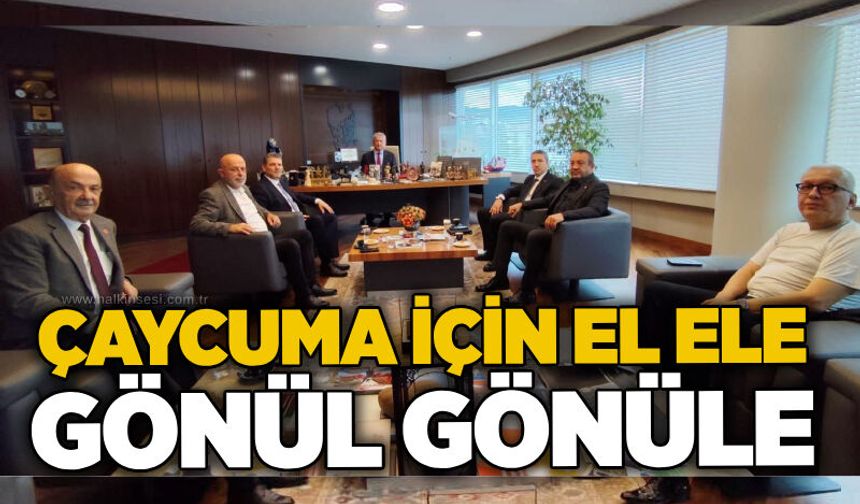 Çaycuma için el ele, gönül gönüle