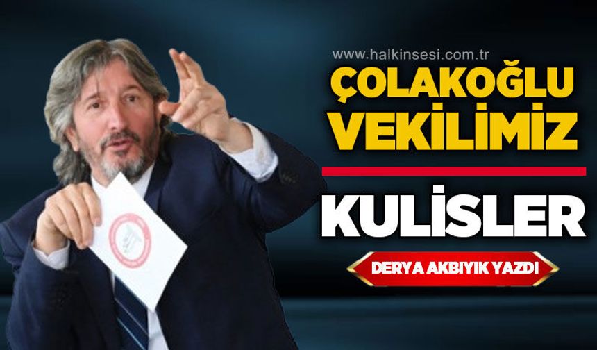 Çolakoğlu Vekilimiz / Bartın / Kulisler