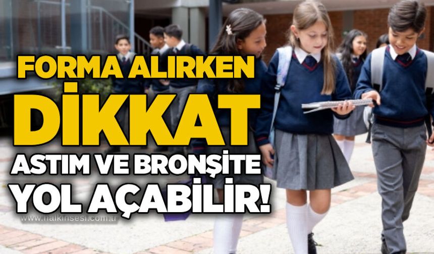 Forma alırken dikkat: Astım ve bronşite yol açabilir!