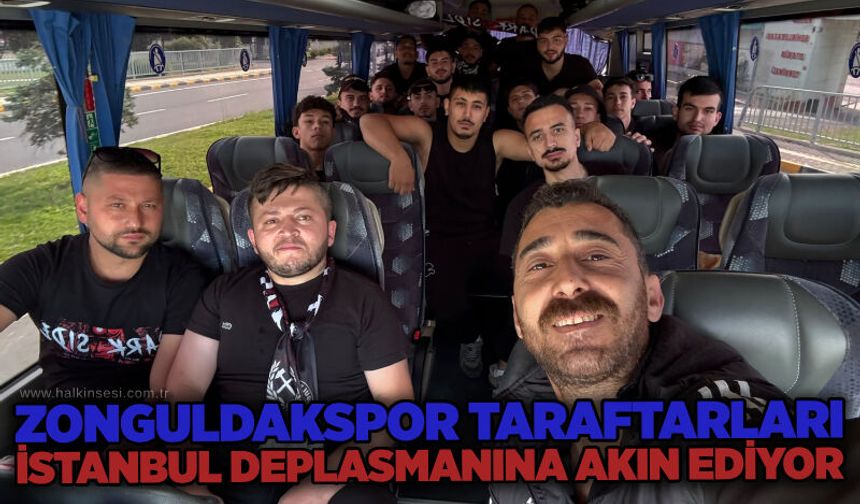 Zonguldakspor taraftarları İstanbul deplasmanına akın ediyor